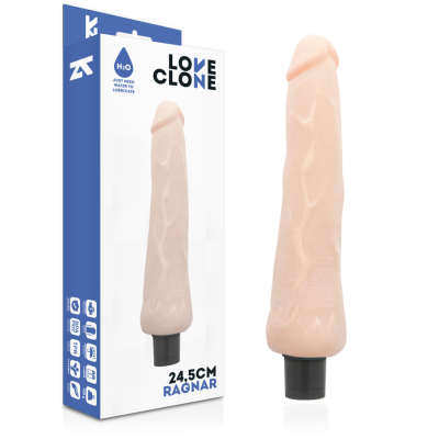 LOVECLONE RAGNAR AUTO-LUBRIFICAÇÃO VIBRADOR 24,5 CM - D-220068 - Dona Pimenta