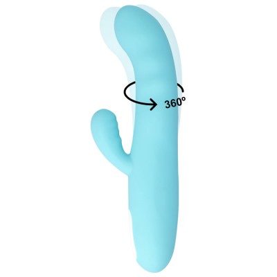 MIA - VIBRADOR GIRATÓRIO EIFFEL TURQUOISE BLUE - D-220221 - Dona Pimenta