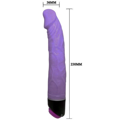 BAILE ADOUR CLUB VIBRADOR REALISTICO 23 CM LILA - D-220387 - Dona Pimenta