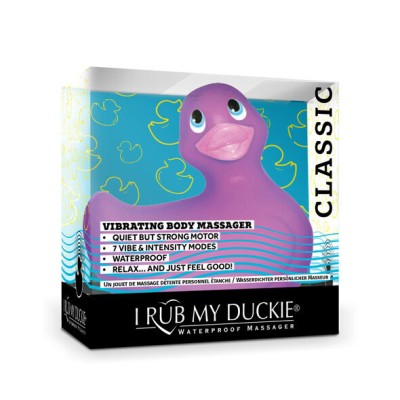 I RUB MY DUCKIE CLASSIC VIBRATING DUCK ROXO - D-220496 - Dona Pimenta