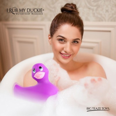 I RUB MY DUCKIE CLASSIC VIBRATING DUCK ROXO - D-220496 - Dona Pimenta