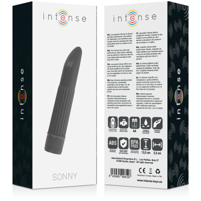 INTENSE SONNY VIBRATOR BLACK - D-221087 - Dona Pimenta