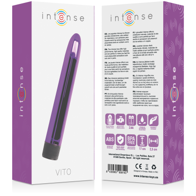 VITO VIBRADOR INTENSO ROXO - D-221090 - Dona Pimenta