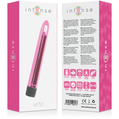 INTENSE VITO VIBRATOR PINK - D-221092 - Dona Pimenta