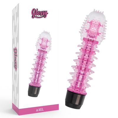 GLOSSY AXEL VIBRADOR ROSA - D-221095 - Dona Pimenta