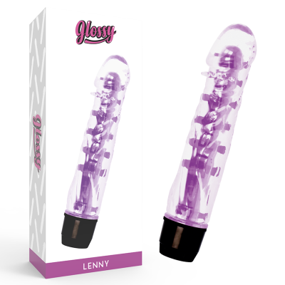 GLOSSY LENNY VIBRADOR LILA - D-221097 - Dona Pimenta