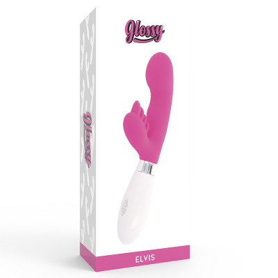 GLOSSY RABBIT ELVIS ROSA - D-221101 - Dona Pimenta