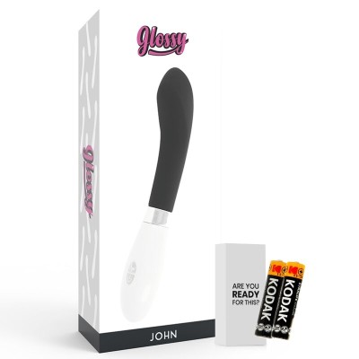 GLOSSY JOHN VIBRADOR NEGRO - D-221106 - Dona Pimenta