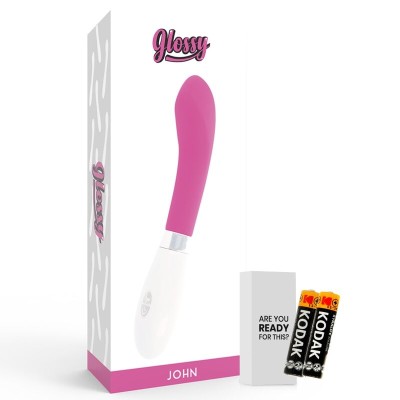 GLOSSY JOHN VIBRADOR ROSA - D-221107 - Dona Pimenta