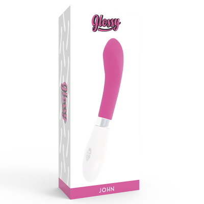 GLOSSY JOHN VIBRADOR ROSA - D-221107 - Dona Pimenta