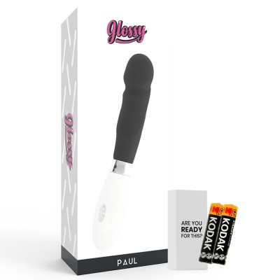 GLOSSY PAUL VIBRADOR NEGRO - D-221109 - Dona Pimenta