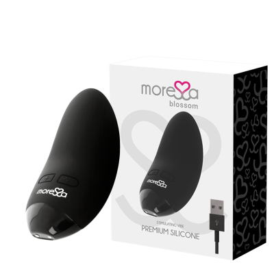 MORESSA BLOSSOM BLACK VIBRATOR - D-221126 - Dona Pimenta