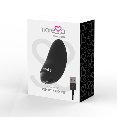 MORESSA BLOSSOM BLACK VIBRATOR - D-221126 - Dona Pimenta