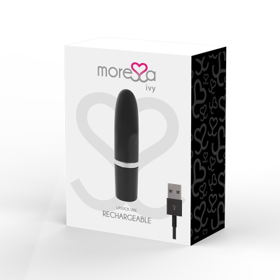 MORESSA IVY VIBRATOR BLACK - D-221128 - Dona Pimenta