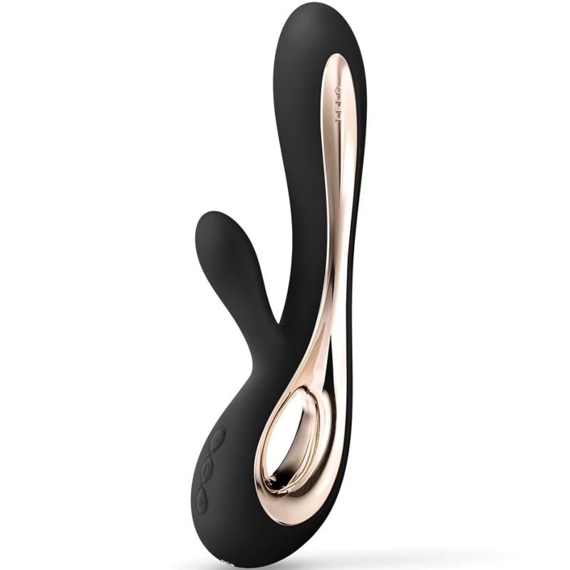 LELO - SORAYA 2 VIBRADOR COELHO PRETO - D-221242 - Dona Pimenta