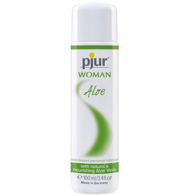 PJUR WOMAN ALOE LUBRIFICANTE À BASE DE ÁGUA 100 ML - D-230670 - Dona Pimenta