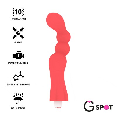 G-SPOT- GOHAN G-SPOT VIBRADOR LUZ VERMELHA - D-221265 - Dona Pimenta