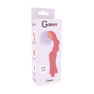 G-SPOT- GOHAN G-SPOT VIBRADOR LUZ VERMELHA - D-221265 - Dona Pimenta