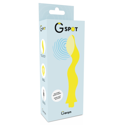 G-SPOT- PONTO G GAVYN VIBRADOR AMARELO - D-221266 - Dona Pimenta