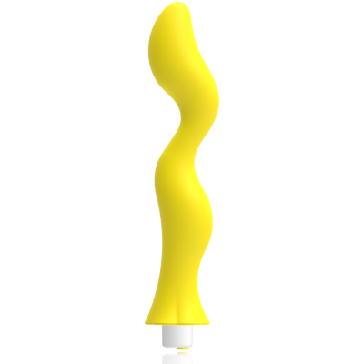 G-SPOT- PONTO G GAVYN VIBRADOR AMARELO - D-221266 - Dona Pimenta