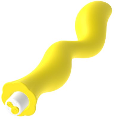 G-SPOT- PONTO G GAVYN VIBRADOR AMARELO - D-221266 - Dona Pimenta