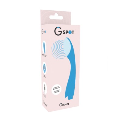 G-SPOT- VIBRADOR GYLBERT AZUL TURQUESA - D-221268 - Dona Pimenta