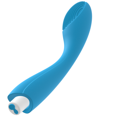 G-SPOT- VIBRADOR GYLBERT AZUL TURQUESA - D-221268 - Dona Pimenta