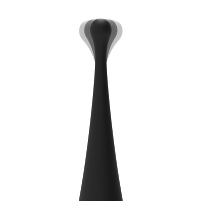 BRILLY GLAM - VIBRADOR CLITÓRICO ORGASMICO  SPOT VIBE PRETO SILICONE - D-221312 - Dona Pimenta