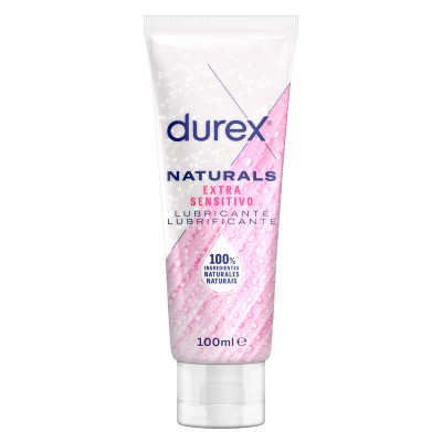 DUREX - LUBRIFICANTE NATURALS EXTRA SENSÍVEL 100 ML - D-231061 - Dona Pimenta