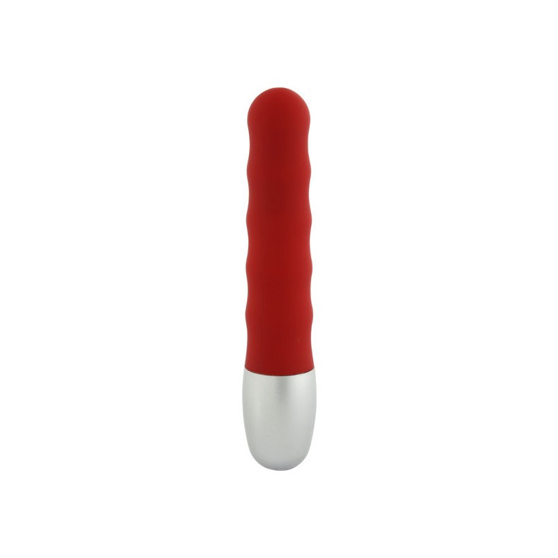 SEVENCREATIONS DISCREET VIBRATOR RED - D-221983 - Dona Pimenta