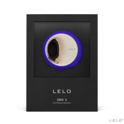 LELO - ORA 3 SIMULADOR DE SEXO ORAL AZUL MEIA-NOITE - D-222029 - Dona Pimenta