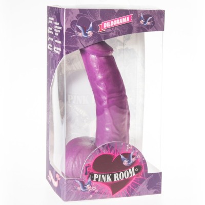 PINK ROOM CONNOR REALISTIC DILDO PURPLE 16 CM - D-222910 - Dona Pimenta