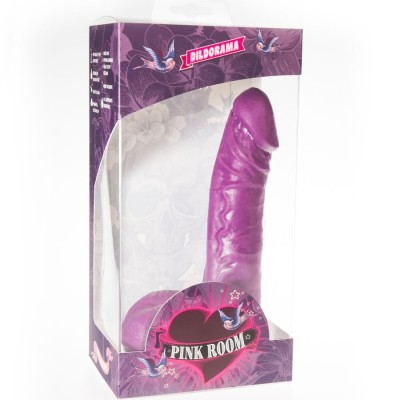 PINK ROOM EBAN REALISTIC DILDO PURPLE 19 CM - D-222916 - Dona Pimenta