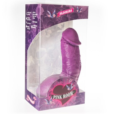 PINK ROOM ELIAN REALISTIC DILDO PURPLE 17.5 CM - D-222920 - Dona Pimenta