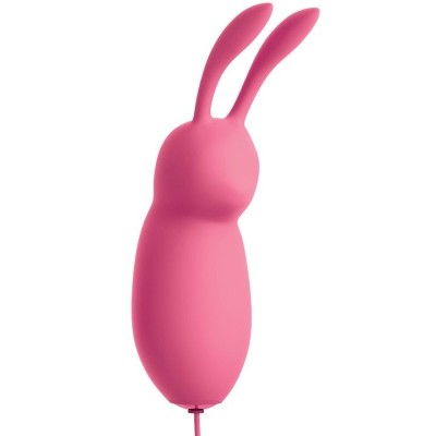 OMG COELHO BONITO PODEROSO PINK VIBRATOR USB - D-223154 - Dona Pimenta