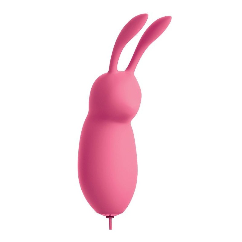 OMG COELHO BONITO PODEROSO PINK VIBRATOR USB - D-223154 - Dona Pimenta