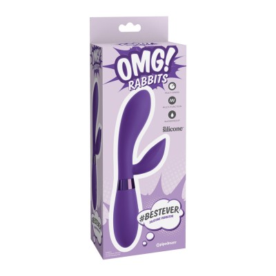 OMG BESTEVER SILICONE VIBRATOR LILAC - D-223158 - Dona Pimenta