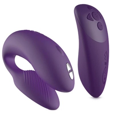 VIBRADOR WE VIBE CHORUS CASAIS COM SQUEEZE CONTROL - ROXO - D-223286 - Dona Pimenta