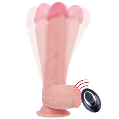 ROCKARMY - VIBRADOR DE SILICONE LÍQUIDO CONTROLE REMOTO PREMIUM APACHE 20,5 CM - D-223369 - Dona Pimenta