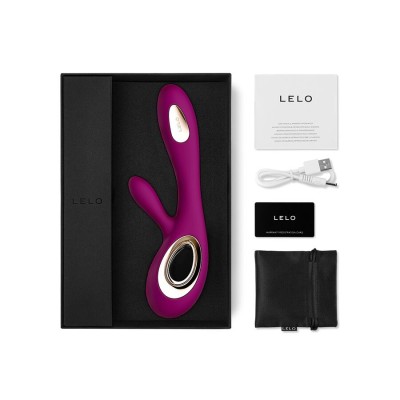 LELO SORAYA WAVE VIBRADOR DE COELHO PROFUNDO ROSA - D-223491 - Dona Pimenta