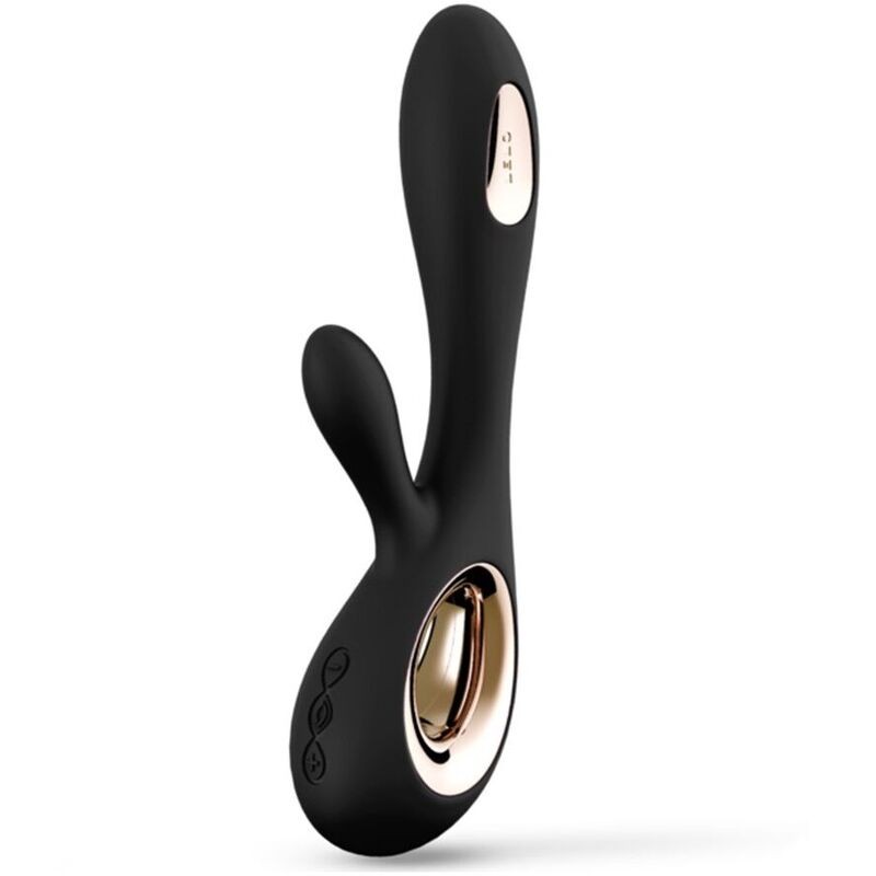 LELO SORAYA WAVE VIBRADOR DE COELHO PROFUNDO PRETO - D-223492 - Dona Pimenta