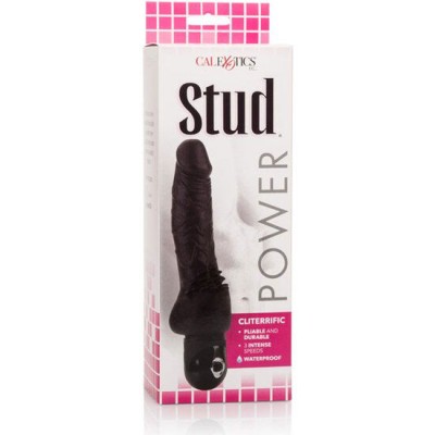 CALEX POWER STUD CLITERRIFIC BLACK VIBRATOR - D-224998 - Dona Pimenta