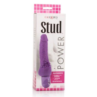 CALEX POWER STUD CLITERRIFIC PURPLE VIBRATOR - D-225000 - Dona Pimenta