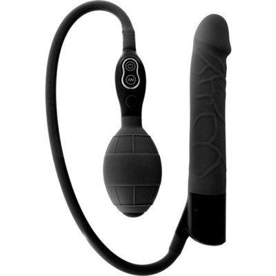 SEVENCREATIONS VIBRATOR INFLATABLE BLACK - D-225070 - Dona Pimenta