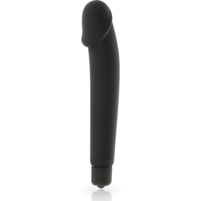 DOLCE VITA - REALISTIC BLACK SILICONE - D-225100 - Dona Pimenta