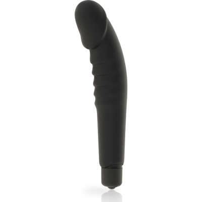 DOLCE VITA - REALISTIC PLEASURE BLACK SILICONE - D-225103 - Dona Pimenta