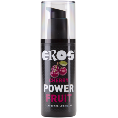 EROS CHERRY POWER FRUIT LUBRIFICANTE COM SABOR 125 ML - D-203255 - Dona Pimenta