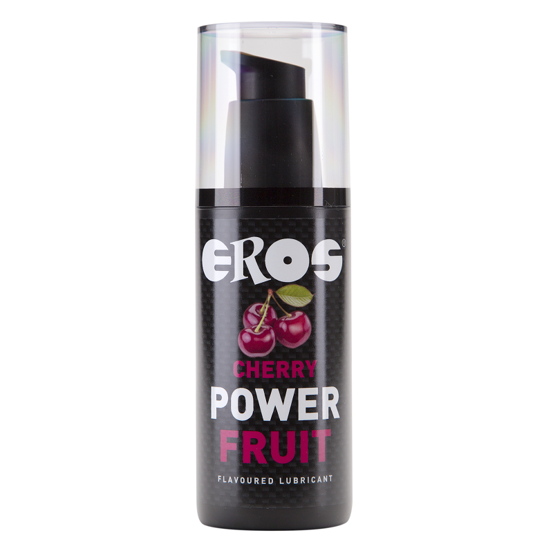 EROS CHERRY POWER FRUIT LUBRIFICANTE COM SABOR 125 ML - D-203255 - Dona Pimenta