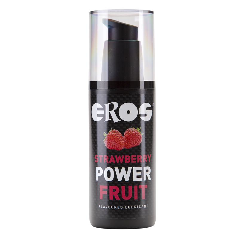 EROS MORANGO POWER FRUIT LUBRIFICANTE COM FLAVORED 125 ML - D-203256 - Dona Pimenta