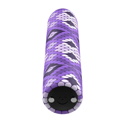 CUSTOM BULLETS RECHARGEABLE SNAKE PURPLE MAGNETIC BULLET 10V - D-225612 - Dona Pimenta